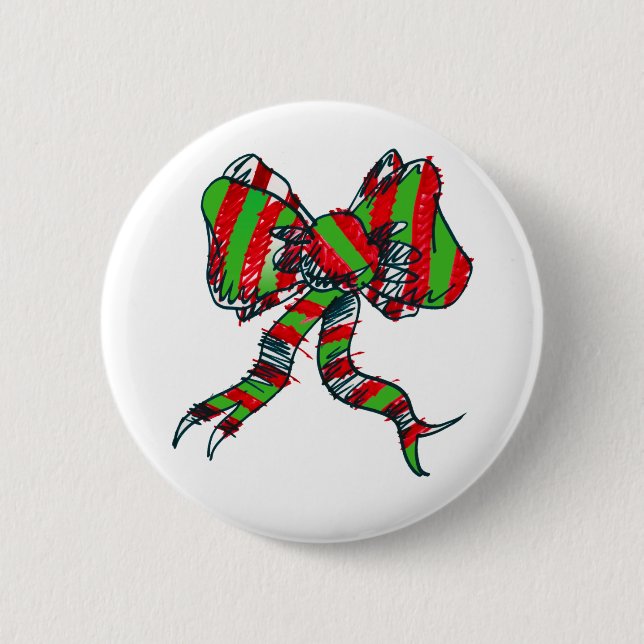 Christmas Bow Pin (Front)