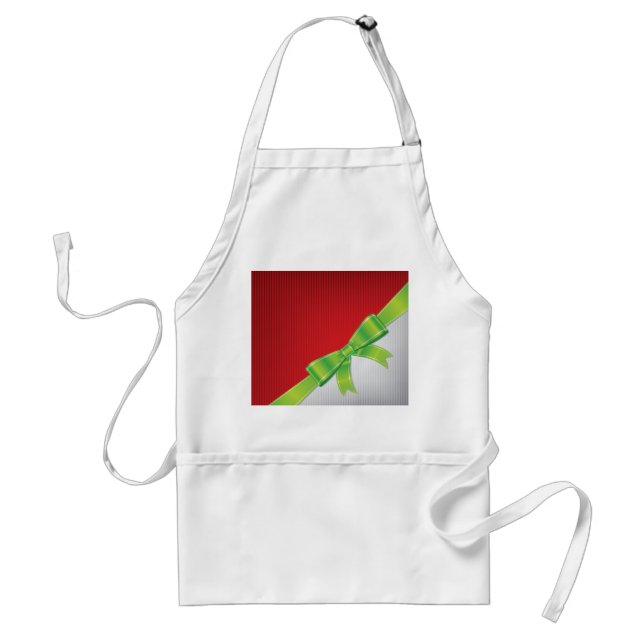 Christmas bow standard apron (Front)
