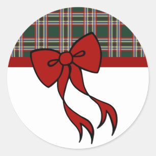 Christmas Bow Stickers