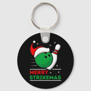Christmas Bowling Key Ring