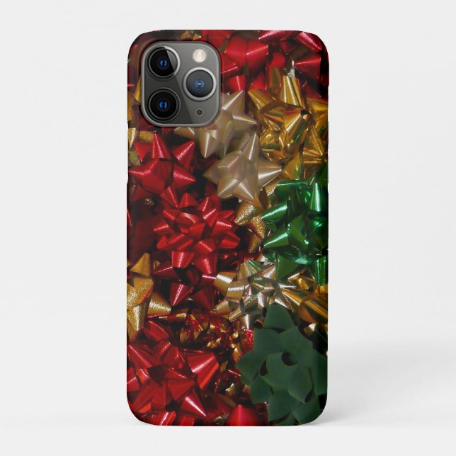 Christmas Bows Colourful Festive Holiday Case-Mate iPhone Case (Back)