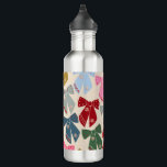 Christmas Bows Coquette 710 Ml Water Bottle<br><div class="desc">Christmas Bows - Coquette Ribbons.</div>