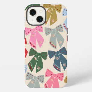 Christmas Bows Coquette iPhone 13 Case