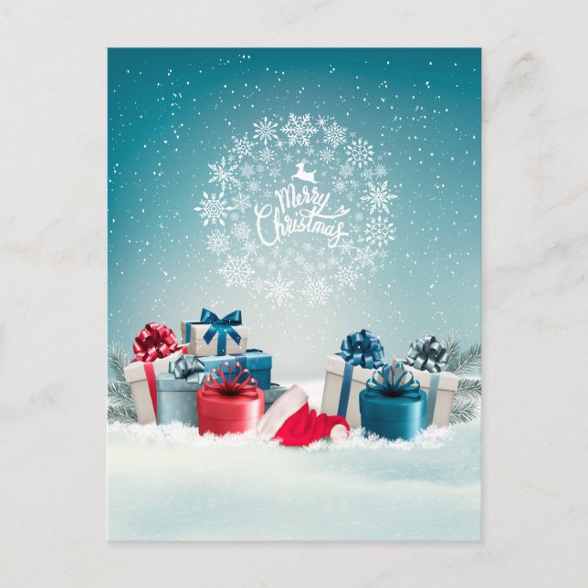 Christmas Box  Postcard (Front)