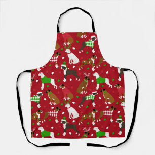 Christmas Boxer Dog Apron