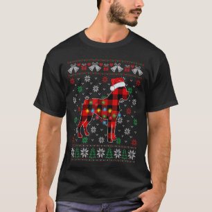Christmas Boxer Dog Santa Hat Ugly Xmas Sweater