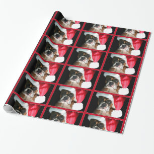 Christmas Boxer dog wrapping paper
