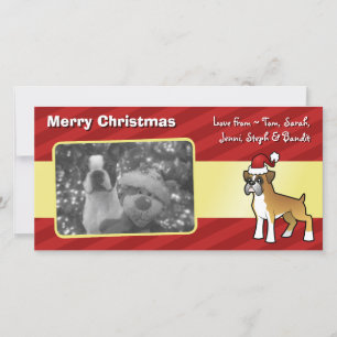 Christmas Boxer Holiday Card