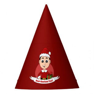 Christmas boy cartoon party hat