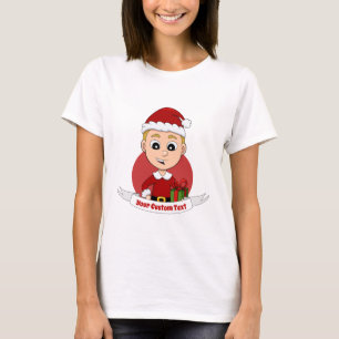 Christmas boy cartoon T-Shirt