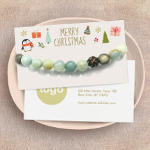 Christmas Bracelet nor Necklace Logo Display Card