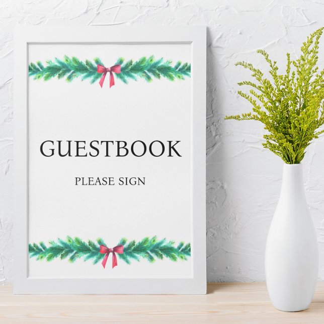 Christmas Branch Baby Shower Guestbook  (Creator Uploaded)