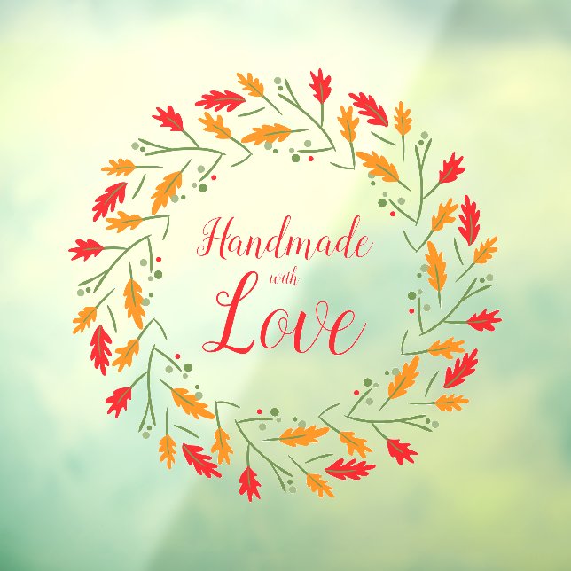 Christmas Branches Handmade with Love Quote (Sheet 3)