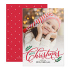 Christmas Branches Holiday Photo Card