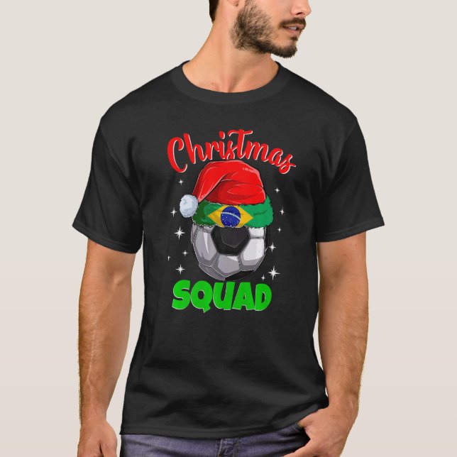 Christmas Brazil Squad Family Group Matching Chris T-Shirt (Front)