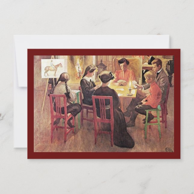 Christmas Break 1909 Holiday Card (Front)