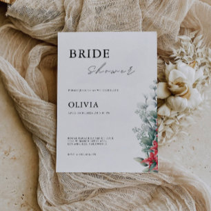 Christmas Bridal Shower Invitation