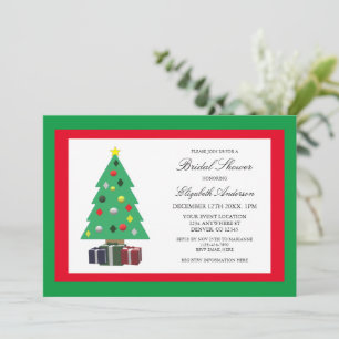 Christmas Bridal Shower Invitation