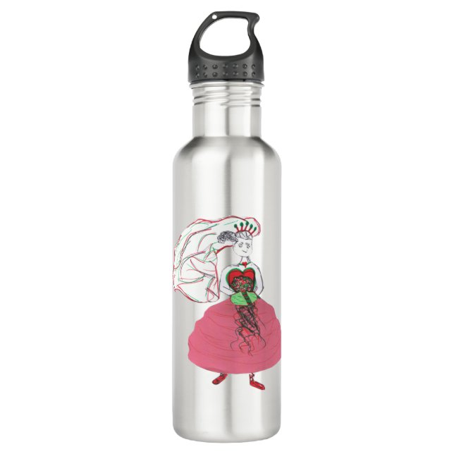 Christmas Bride 710 Ml Water Bottle (Front)