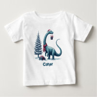 Christmas Brontosaurus dinosaur