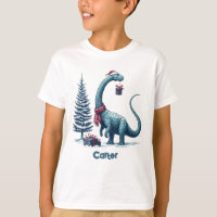 Christmas Brontosaurus dinosaur