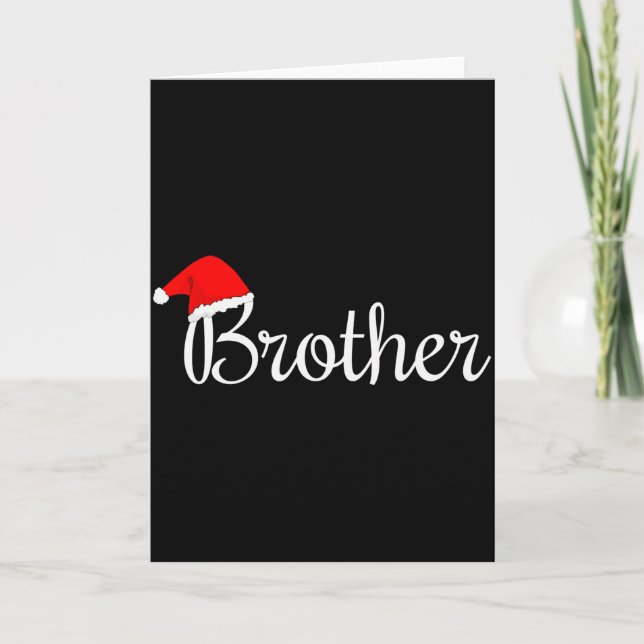 Christmas Brother  Card (Front)