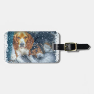 Christmas Brothers Luggage Tag