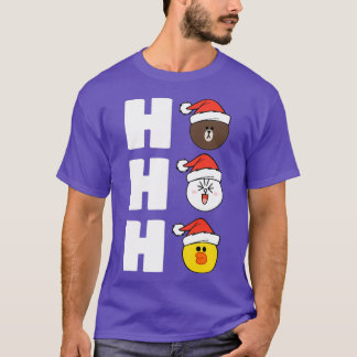 Christmas brown bear cony bunny rabbit duck  T-Shirt