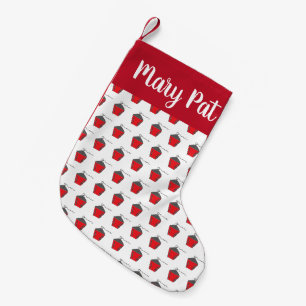 Christmas Bryn Mawr Red  Lantern Small Christmas Stocking