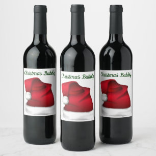 Christmas Bubbly Label