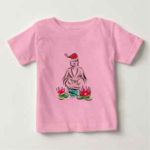 Christmas Buddha drawing Baby T-Shirt