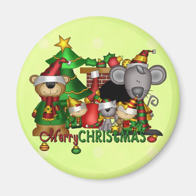 Christmas Buddies Magnet (Front)