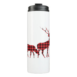 Christmas Buffalo Plaid Red Blue Green Plaid 2 Thermal Tumbler