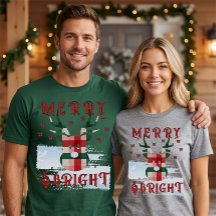Christmas Buffalo Plaid Reindeer Merry & Bright