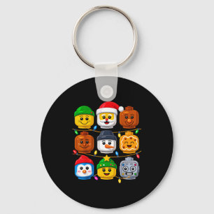 Christmas Building Crew Costume Master Builder Blo Key Ring