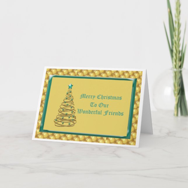 Christmas Bulb Christmas Card (Front)