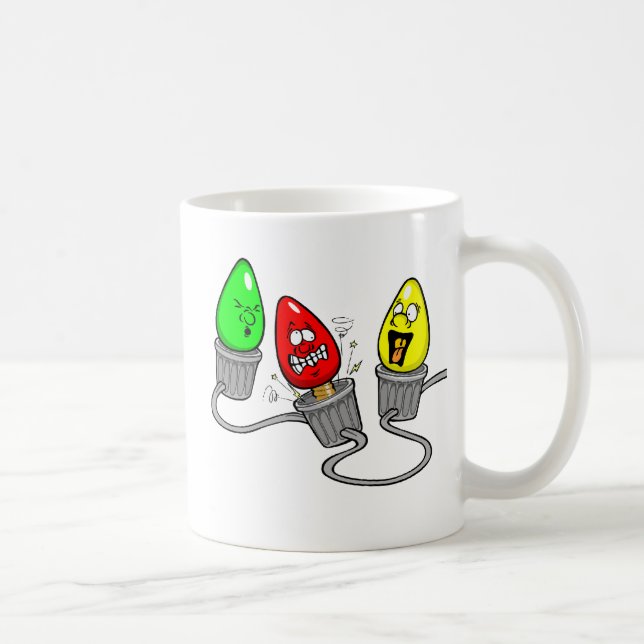 Christmas Bulbs Coffee Mug (Right)