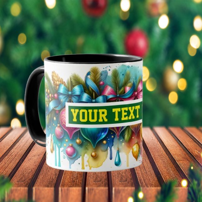 Christmas Bulbs Ornaments Coffee Mug (Creator Uploaded)