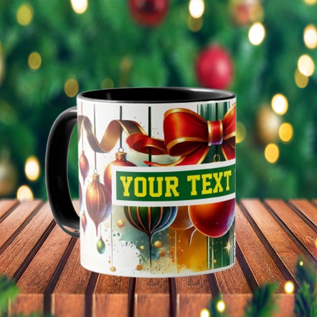 Christmas Bulbs Ornaments Coffee Mug (Creator Uploaded)