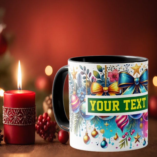Christmas Bulbs Ornaments Coffee Mug (Creator Uploaded)