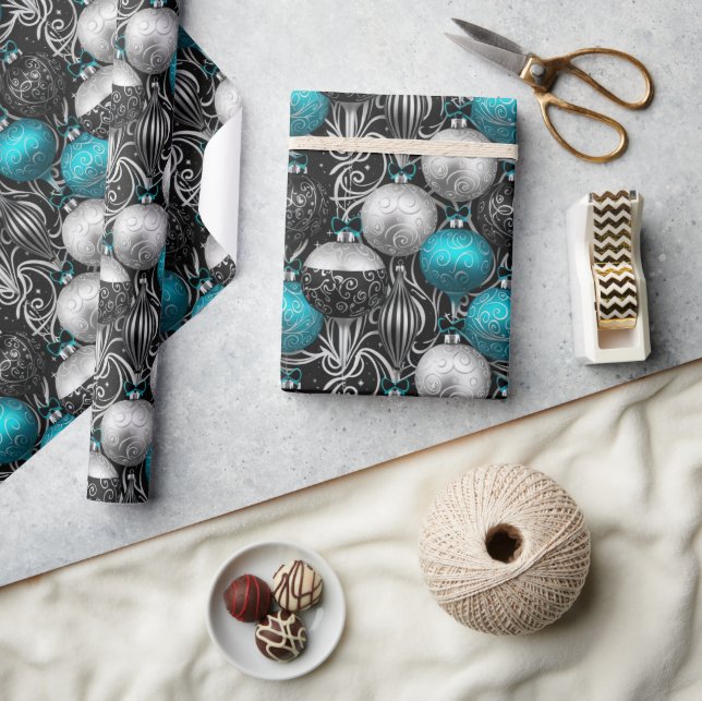 Christmas Bulbs Wrapping Paper (Crafts)