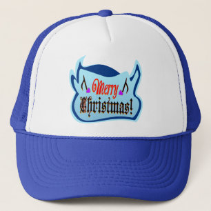 ♫♥Christmas Bull Stylish Trucker Hat♥♪ Hat