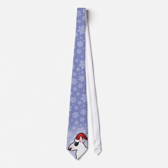 Christmas Bull Terrier Tie (Front)