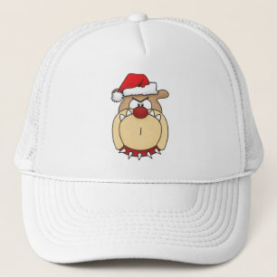 Christmas Bulldog Hat