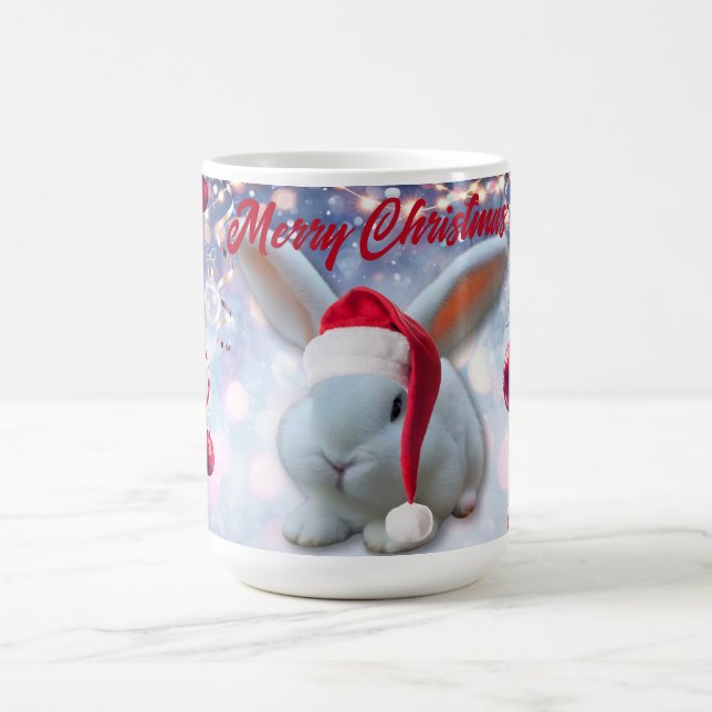 Christmas Bunny  Coffee Mug (Center)