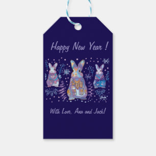 Christmas Bunny Gift Tags