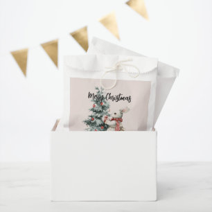 Christmas Bunny Party Favor Box – Holiday Package Favour Bags
