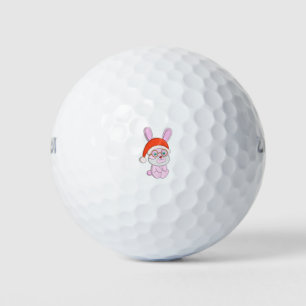 Christmas Bunny Rabbit Golf Balls