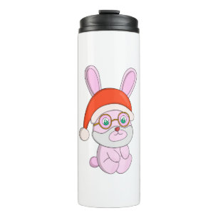 Christmas Bunny Rabbit Thermal Tumbler