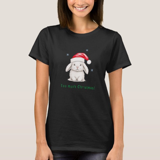 Christmas bunny T-Shirt (Front)